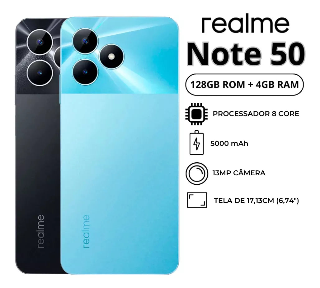 Note 50 Realme Dual SIM Azul 128 GB 4 GB RAM