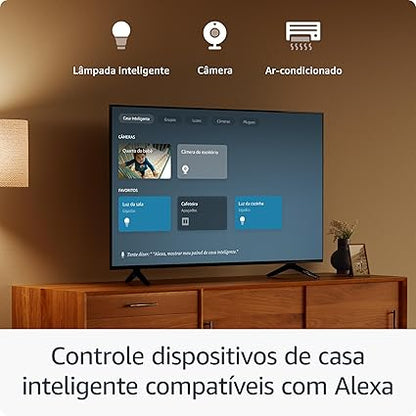 Fire TV Stick HD (Última geração) | Com controle remoto por voz com Alexa (inclui comandos de TV), controles de casa inteligente e streaming em HD