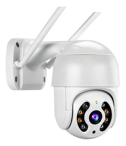 Camera Segurança Wifi Sem Fio Prova D'água Fácil Intalação Cor Branco