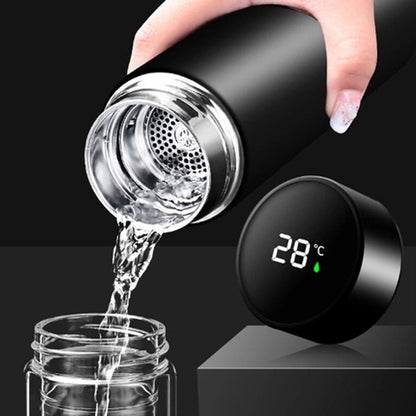 Garrafa Térmica Inteligente Visor LED Display Digital 450ml