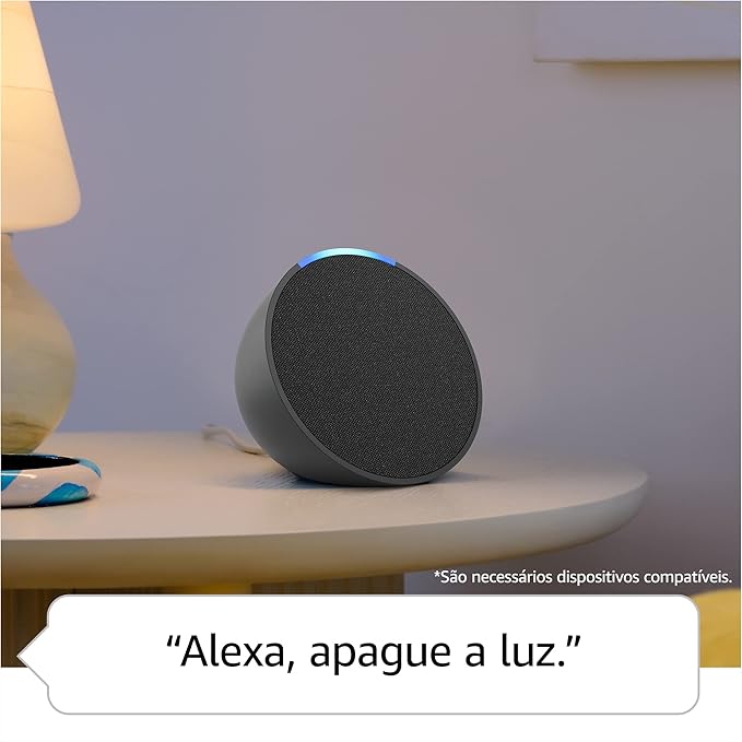 Alexa Echo Pop Smart speaker compacto com som