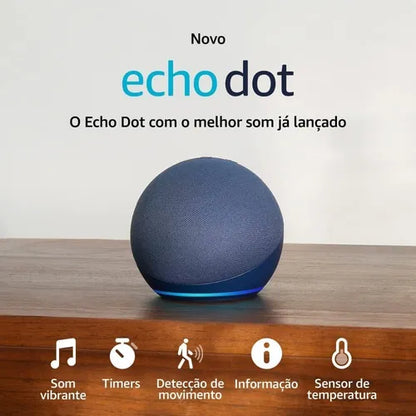 Alexa Speaker Echo 5 Geração Dot Alto-falante Inteligente
