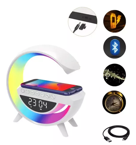 Carregador por Indução, Relógio, caixa de som