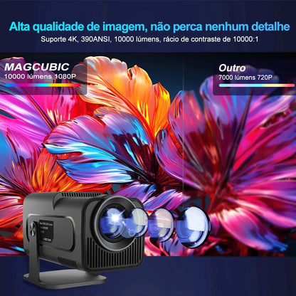 Projetor Magcubic Hy320 Hd 4k 1080p Android 11 Wifi6 390