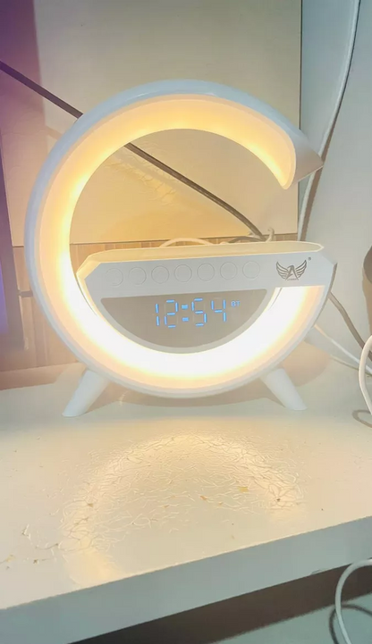 Carregador por Indução, Relógio, caixa de som